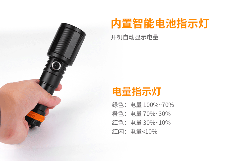 木瓜视频D720手持聚光潛水手電評測