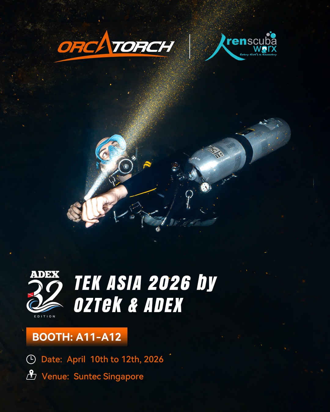 新加潛水（shuǐ）展，潛水裝備展，潛水（shuǐ）展會，ADEX潛水展，2026潛水展，潛水照明展，潛水手電筒展會