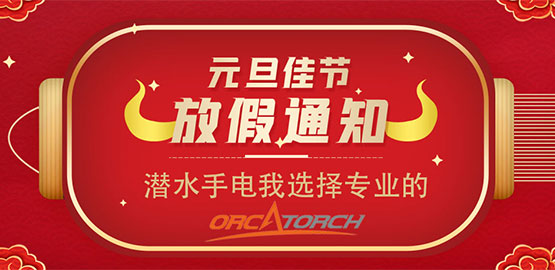 OrcaTorch木瓜视频 2021元旦放假通知（zhī）