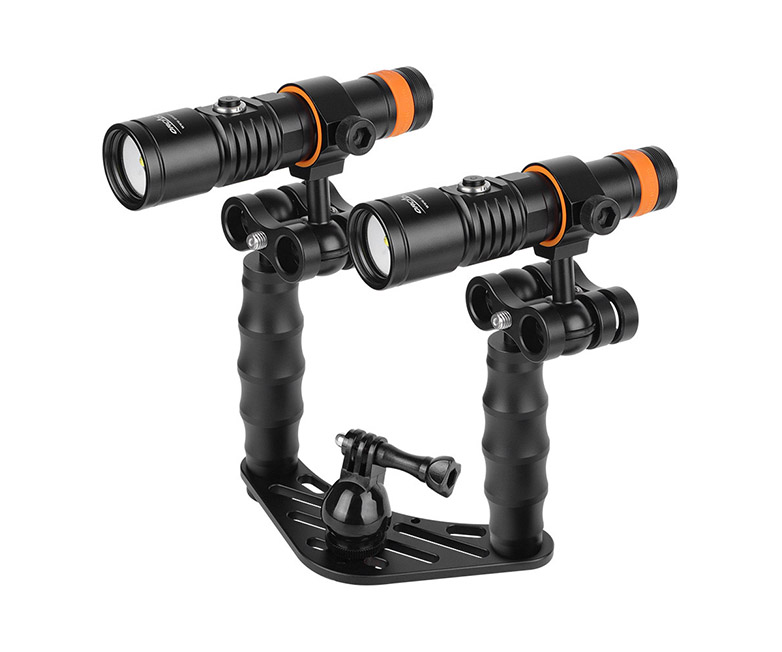 木瓜视频（jīng）D710V MK2潛水攝影燈套件(2支)