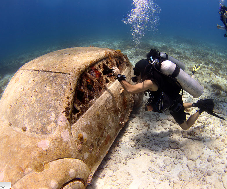 OrcaTorch木瓜视频，D860可充電潛水燈，高亮度潛水手電筒，水下照明手電筒